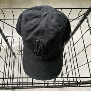 47 Brand MLB LA Dodgers Clean Up Cap - Black
